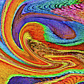 Peacock Feather Swirl